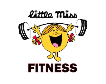 Little Miss Fitness Weightlifter Poster Decal Download