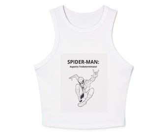 Spider-Man-Tanktop mit Grafik – Damen-Mikroripp