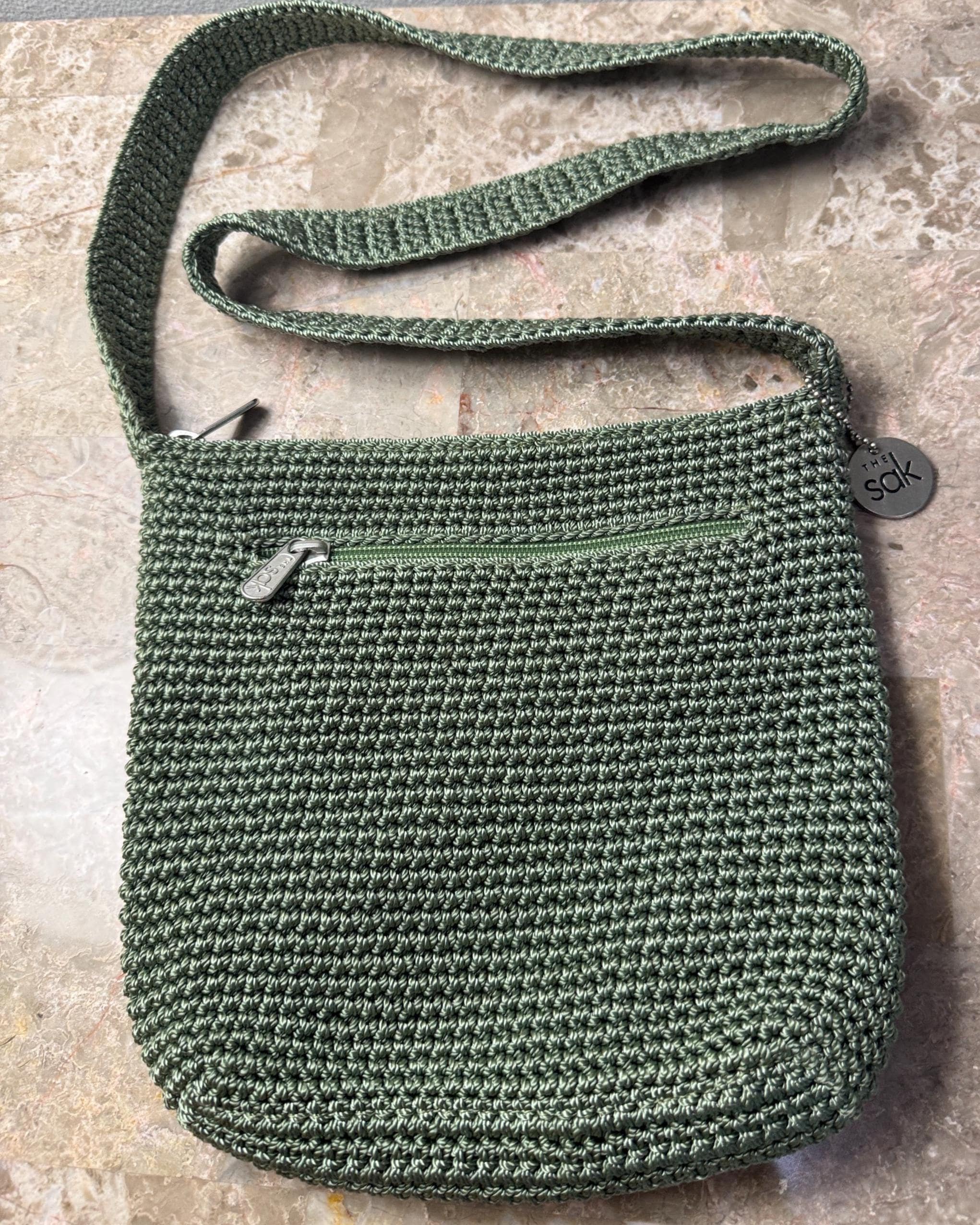 バッグ vintage braid pattern shoulder bag Vintage Sak Crochet Purse - Etsy