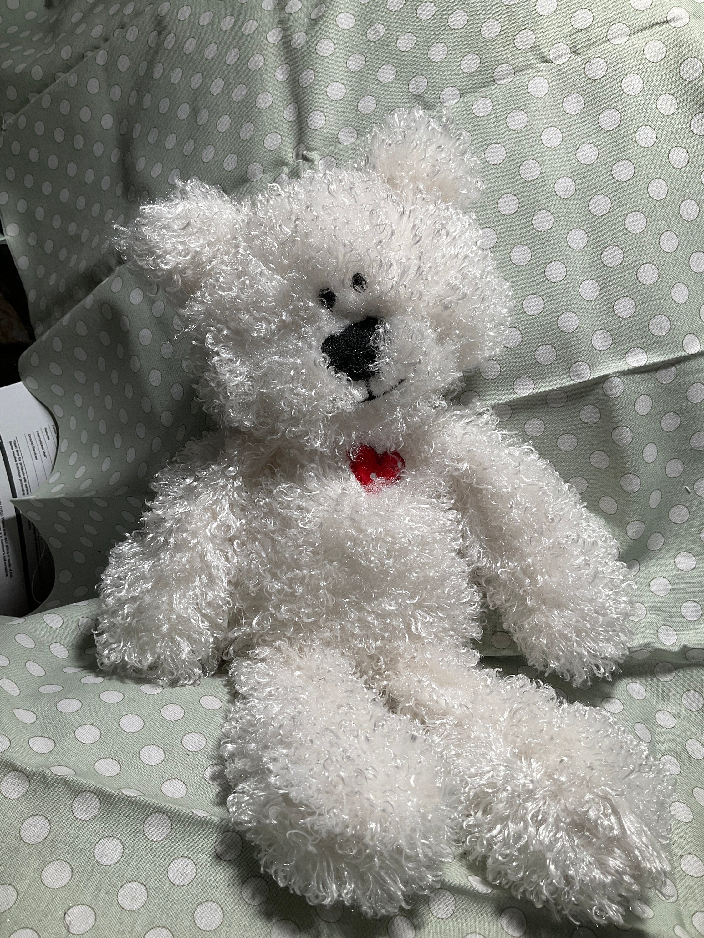 Teddy Bear Stuffed Animal Bear Minky Teddy Bear Stuffed Etsy UK