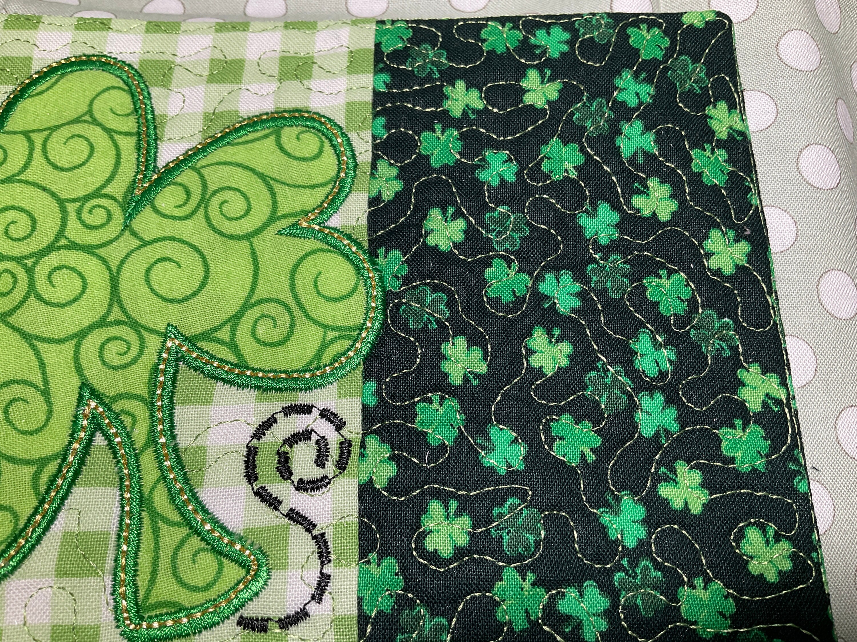 St Patrick Mug Rug Shamrock Mug Rug Coaster Placemat St | Etsy