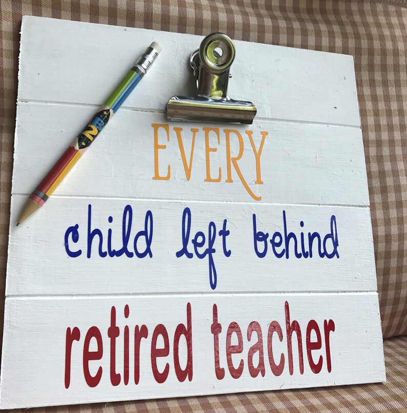 Retired Teacher Teacher Retirement Teacher Gift Retiring Etsy UK