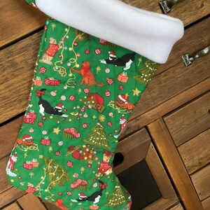 Cat Lover Christmas Stocking, Pet Stocking, Personalized Pet Christmas Stocking, Animal Stocking, Fast Shipping, Paws, Puppy, Favorite Pet