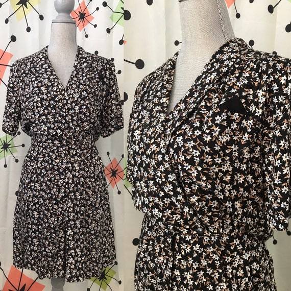 90s Floral Romper Andrea Zuckerman Style
