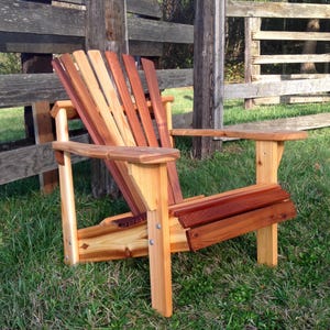 Handcrafted Cedar Adirondack Chair