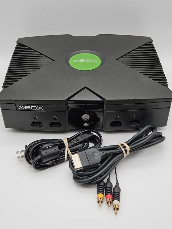 Refurbished Original Xbox Console v1.4 with OEM Cables - Serviced, Cleaned & Tested