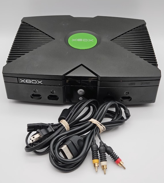 Refurbished Original Xbox Console v1.6 with OEM Cables - Thomson DVD Drive - Serviced, Cleaned & Tested