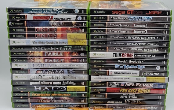 Original Xbox Games - Choose Your Favorite OG Xbox Title