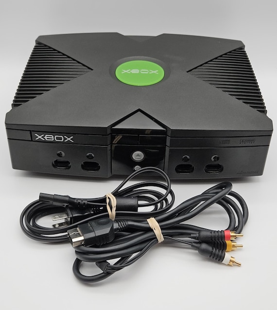 Refurbished Original Xbox Console v1.6 with OEM Cables - Philips DVD Drive - Serviced, Cleaned & Tested