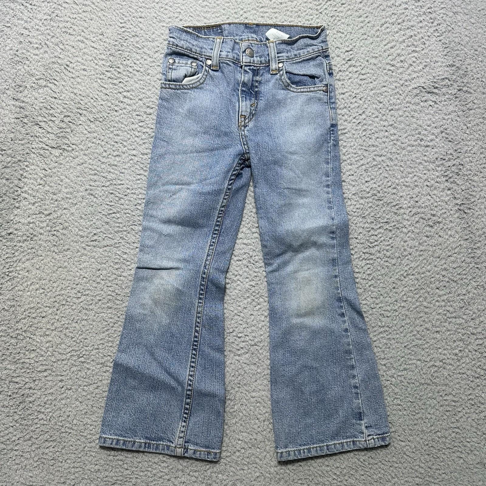 Vintage Levi's 517 Stretch Flare Regular denim Blue Jeans youth girls Size 7