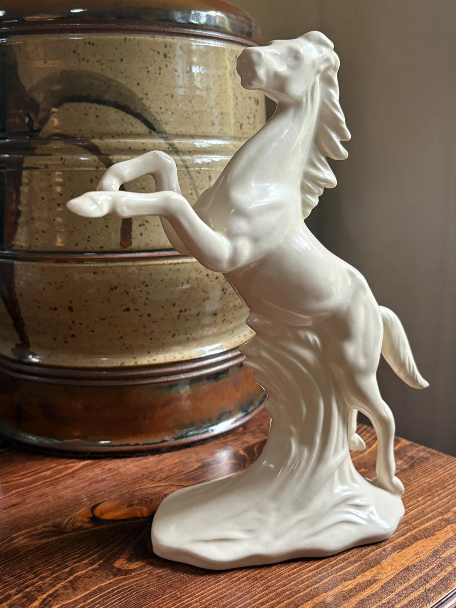 White Horse Statue - Etsy
