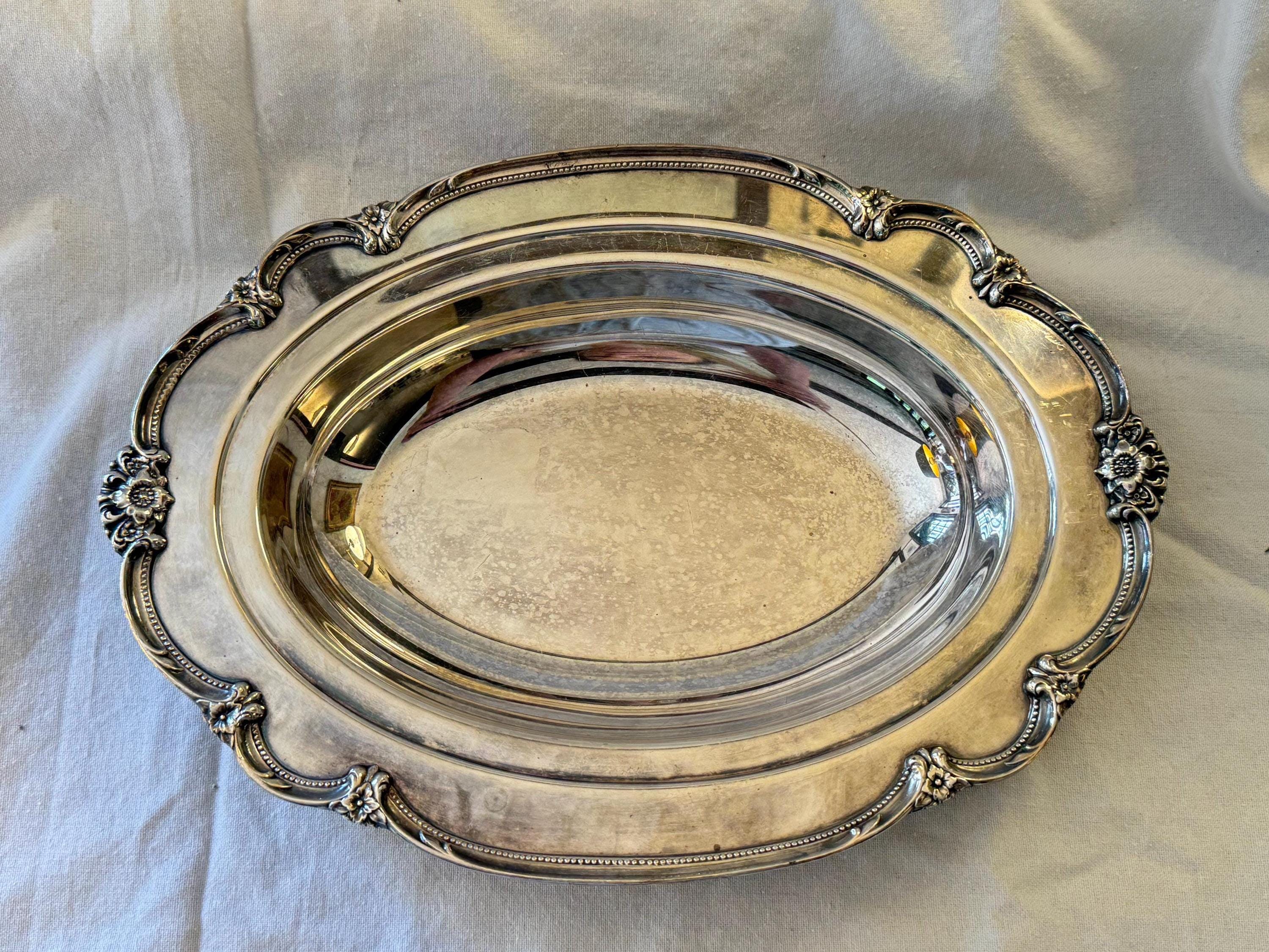 シルバー皿 Rogers 1847 Silver Tray - Etsy