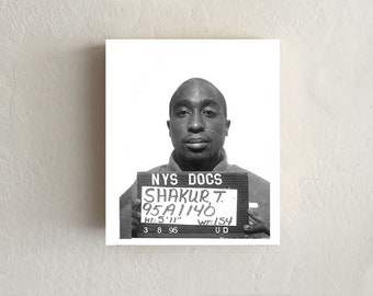 Lenticular Mugshot: -Tupac "2Pac" Shakur  -