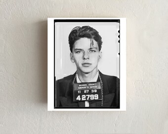 Lenticular Mugshot: FRANK SINATRA