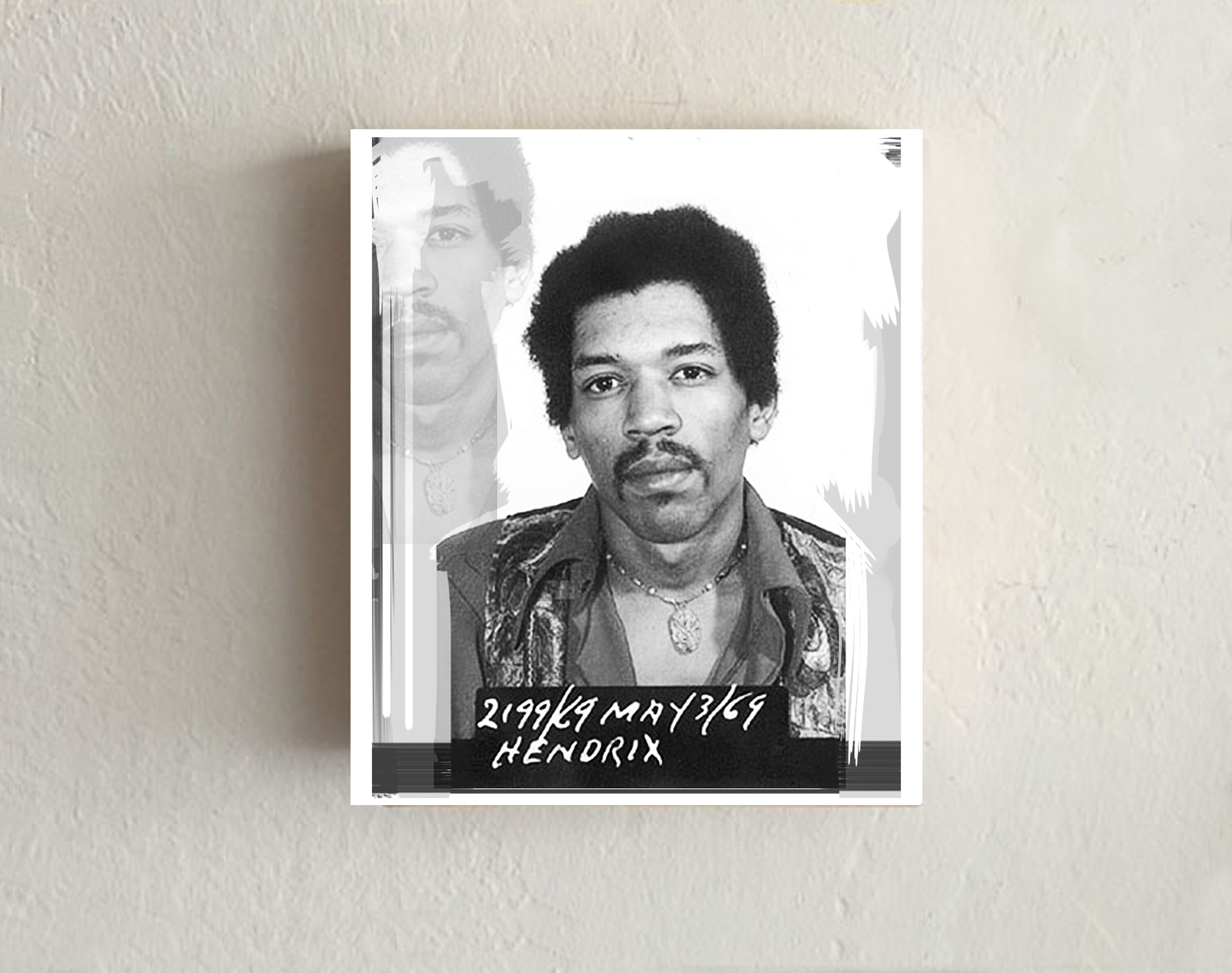 Lenticular Mugshot: -JIMI HENDRIX -