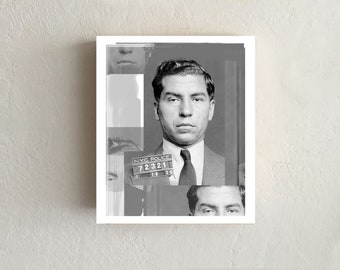 Lenticular Mugshot: “LUCKY” LUCIANO