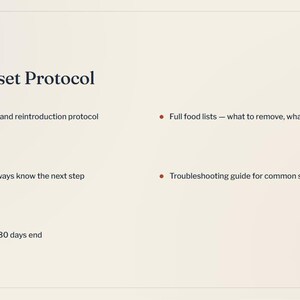 30-dagars Gut Reset-protokoll, guide till elimineringsdiet, lindring av IBS-uppblåsthet (digital nedladdning) bild 2
