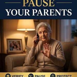 Scam-Proof Your Parents Kit, Family Fraud Prevention, Phone Scam Safety Checklist (Digital Download PDF)