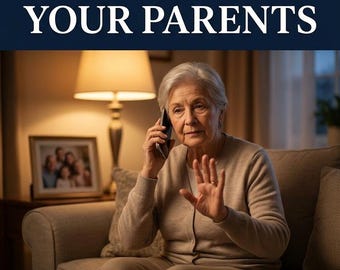 Scam-Proof Your Parents Kit, Family Fraud Prevention, Phone Scam Safety Checklist (Digital Download PDF)