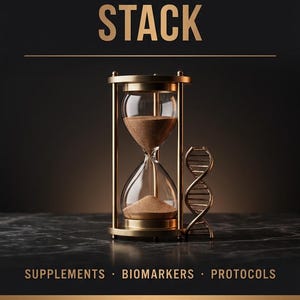 Longevity Stack Protocol, Evidence-Based Anti-Aging Guide, Biomarker Panel VO2 Max (Digital Download)