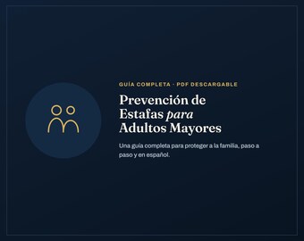 Spanish Guide to Preventing Elder Scams: 175-Page PDF (Digital Download)