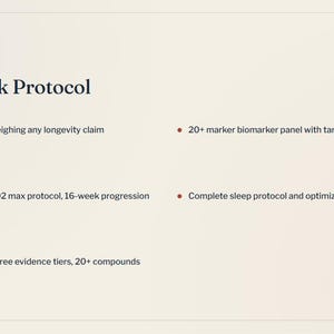 Longevity Stack Protocol, Evidence-Based Anti-Aging Guide, Biomarker Panel VO2 Max (Digital Download) image 2