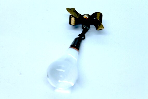 Pools of Light Rock Crystal Brooch Pin