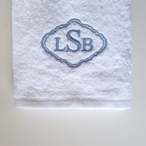 Personalized Towel / Monogrammed Towel / Hand Towel / Wedding Towels / Embroidered Towel / Gift / Baby Towel image 1