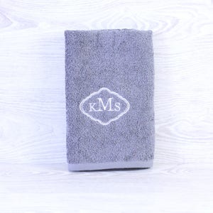 Personalized Towel / Monogrammed Towel / Hand Towel / Wedding Towels / Embroidered Towel / Gift / Baby Towel image 4