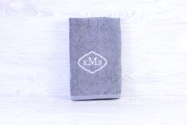 Personalized Towel / Monogrammed Towel / Hand Towel / Wedding Towels / Embroidered Towel / Gift / Baby Towel image 4