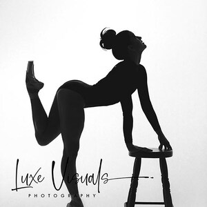 Ballet Photography black and white silhouette ballerina picture, Ballet fine art, girl&#39;s room wall décor pointe shoes, dance photograph