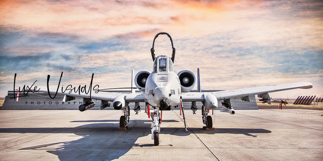 A10 Warthog Photograph, Military Wall Art,