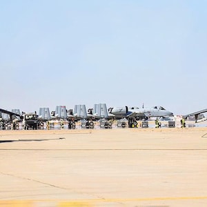 Harrier Jet picture, Harrier and A10 Warthog on flightline, military aviation photo, A10 Warthog pictures, Harrier poster, boy&#39;s room art