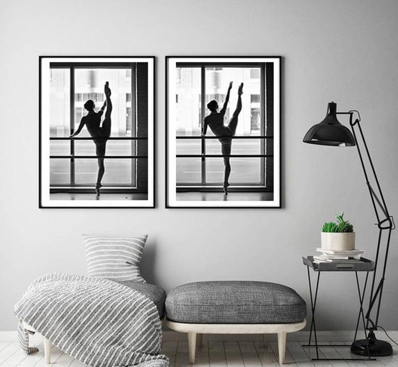 Ballet Wall Art Set, Dance Photography Boise Ballet Idaho, Black White
