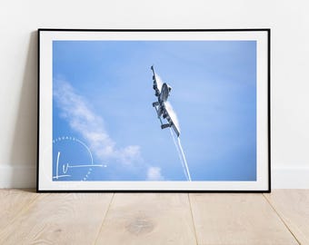 A10 Warthog picture, A10 Warthog in flight photography, attack jet vapor, military art, gifts for veteran, office or den art, patriotic art