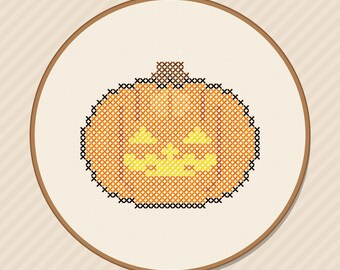 Ensemble de modèles de point de croix d'Halloween au format PDF, pack d'échantillons pour débutants (téléchargement numérique)