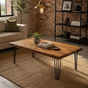 Coffee Table Plans, Beginner Woodworking, DIY Furniture (PDF Download)