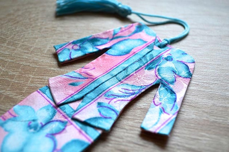 Malaysian Traditional Baju Kebaya Fabric Bookmark Batch 7 