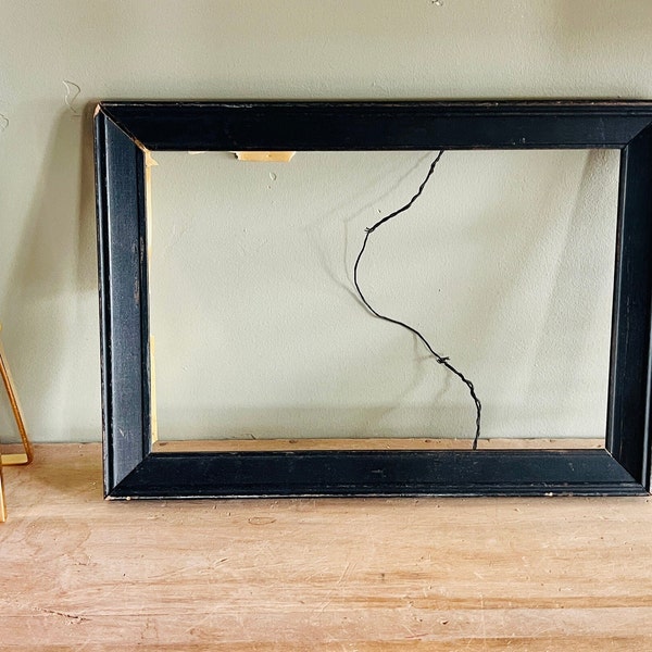 Rustic Black Frame Etsy
