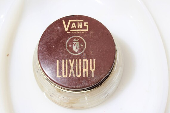 Vintage Vans Luxury Shoe Polish Glass 