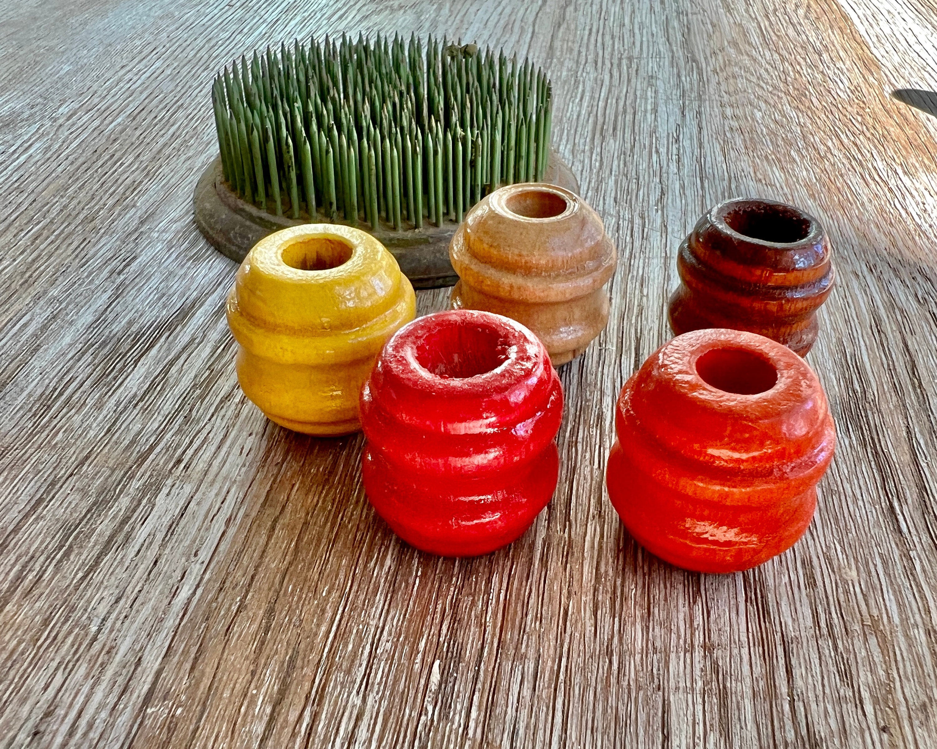 Chunky wooden beads clearance