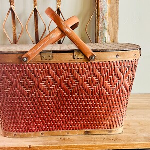 Vintage Picnic Basket, Redman Picnic Basket Redman Picnic Basket - Etsy
