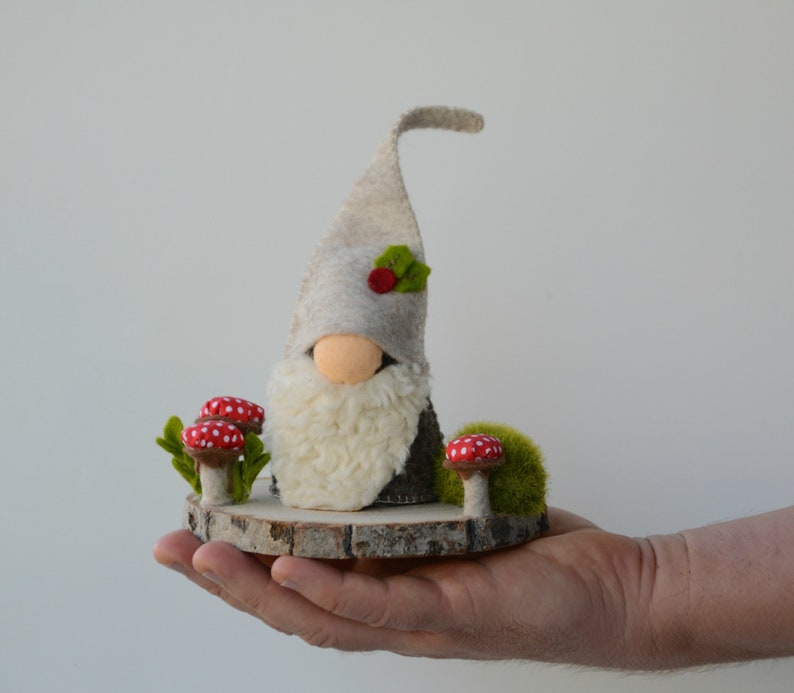 Wool felt gnome. Christmas gnomes. Felt gnome nordic doll. Etsy