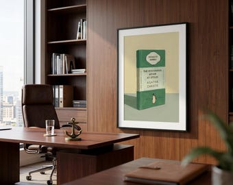 Impressão artística de natureza morta em livro vintage, pôster verde e creme, arte pictórica, sem moldura.