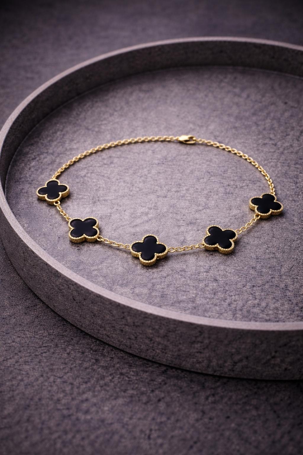 Black clover bracelet - Etsy 日本