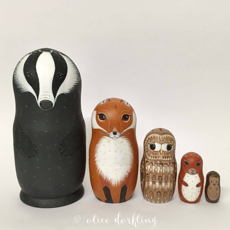 woodland nesting set