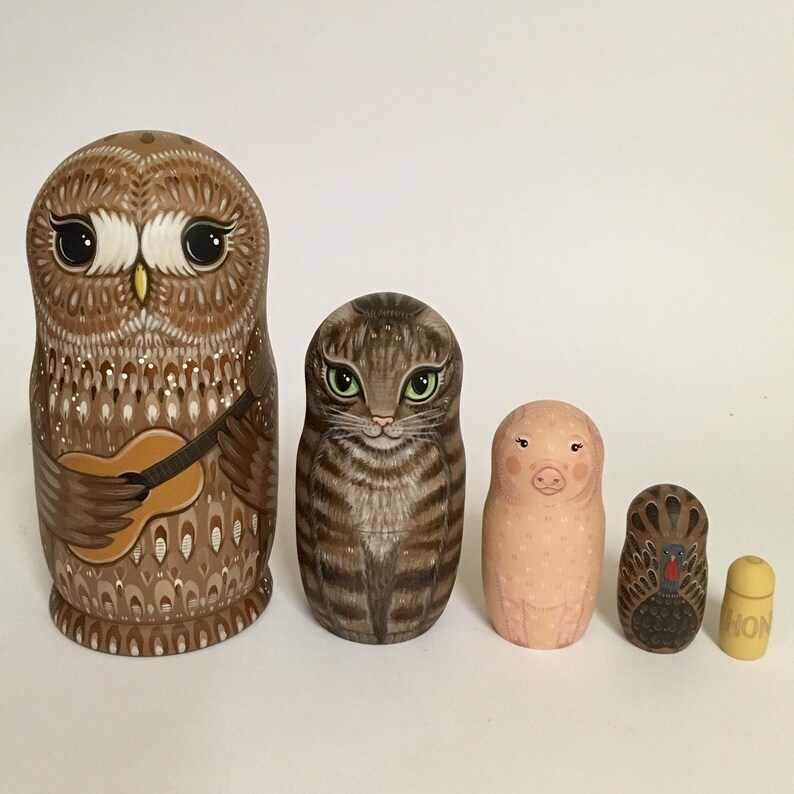 woodland nesting set