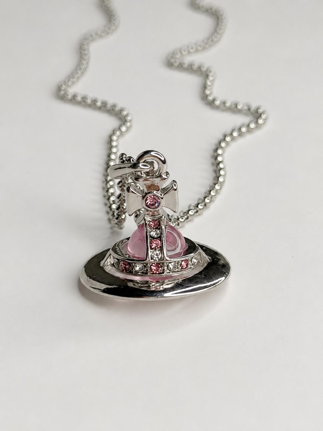 Pink Vivienne Westwood Orb Necklace - Etsy