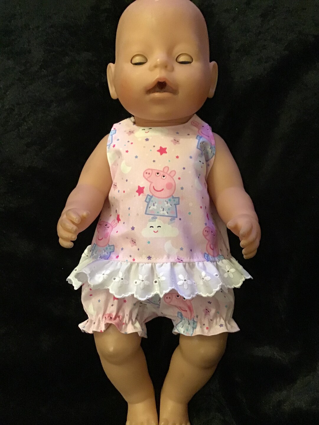 Dolls Clothes Made for Baby Born Dolls. 43cm 17 Size Medium. 2piece Set