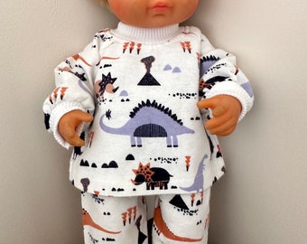 Dolls Clothes made to fit 38cm Miniland dolls.  Pyjamas